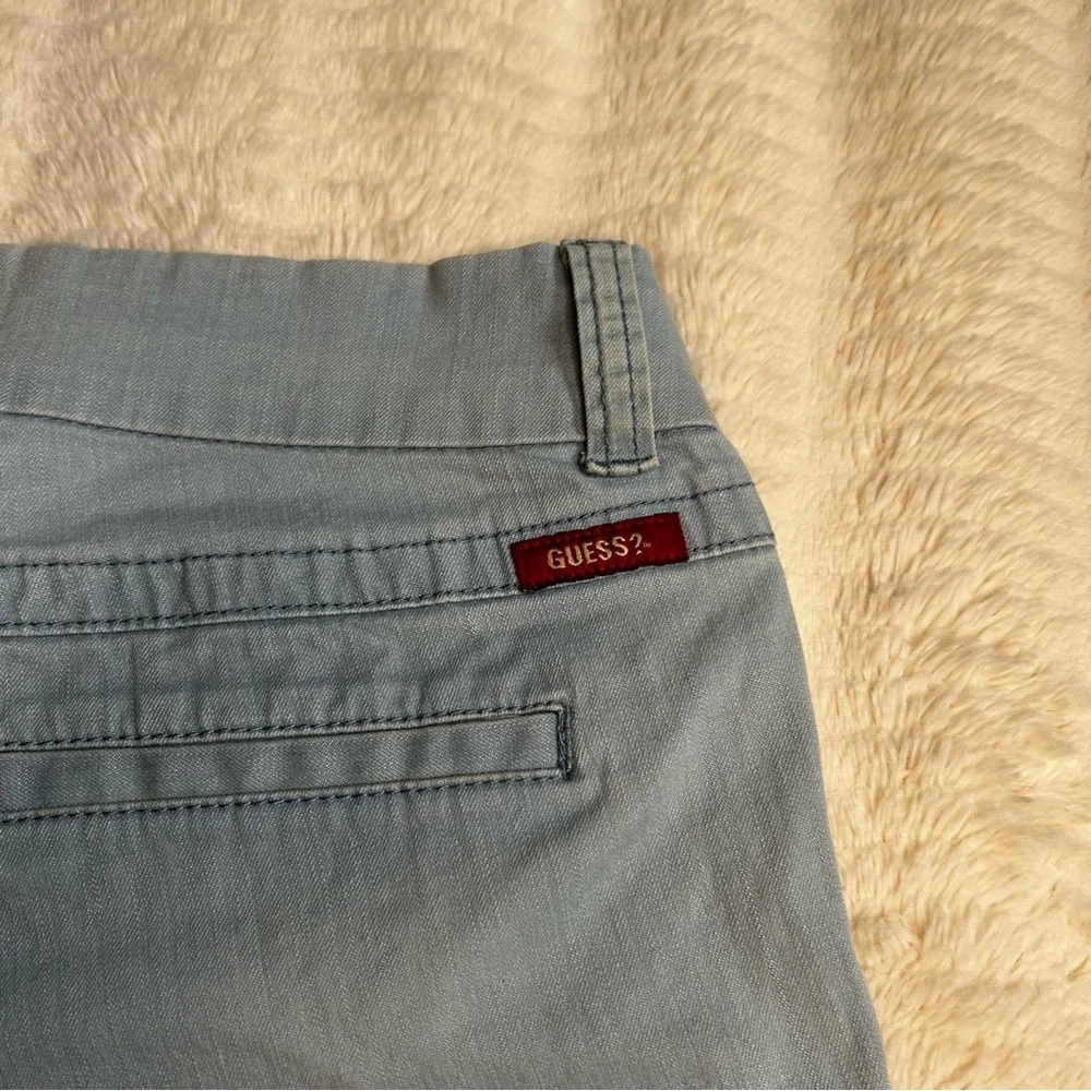 Guess Chino Pants Women’s Light Blue Slim Straight – Size 29x32 - Picture 9 of 11